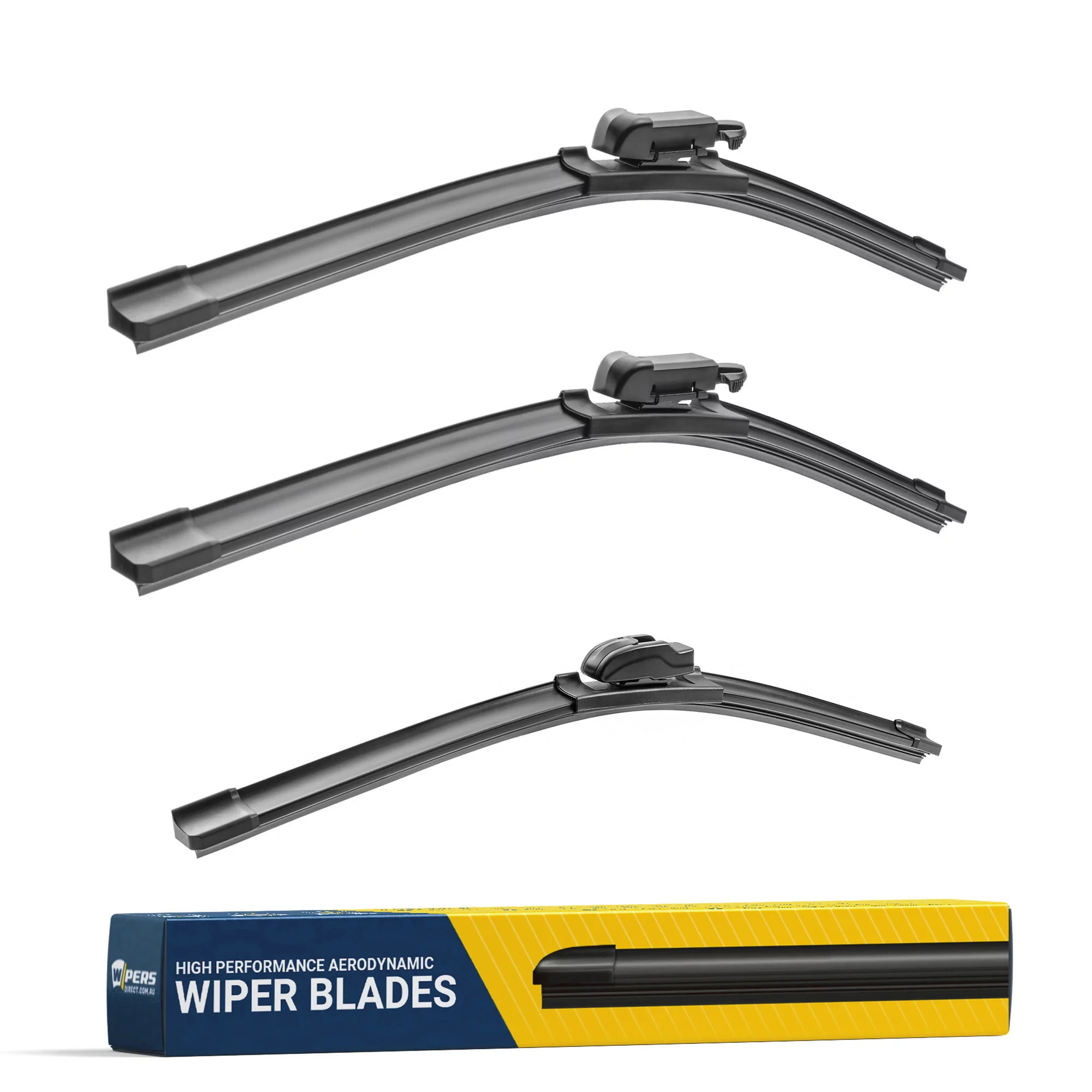 Wiper Blades for Mercedes Benz Vito Rear Liftgate 2005 - 2010 (W639) - Front & Rear Kit