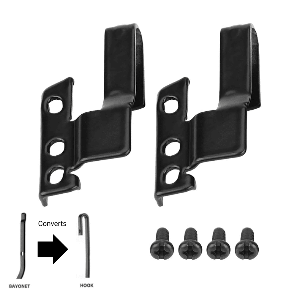 Bayonet to J Hook Wiper Arm Adapter Kit Converter (2 Pack)